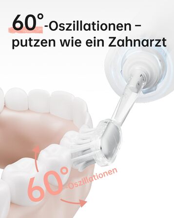 Електрична зубна щітка Laifen Wave Spezial з осциляцією та вібрацією, для дорослих, з додатком, 2 насадки (зелена)