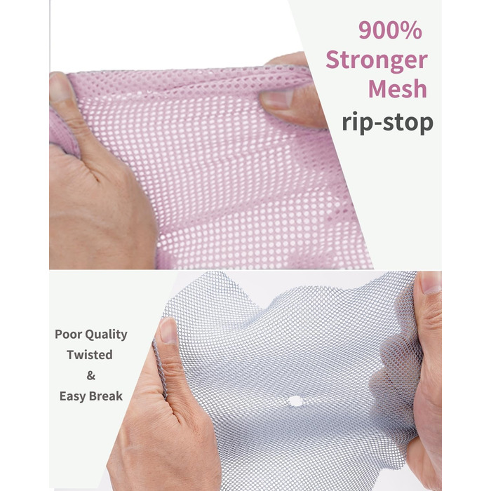 Набір органайзерів для валізи ECOHUB, 6 шт. — Подорожні сумки-кубики з ID-тегами, дихаючі легкі органайзери для одягу та рюкзака з перероблених матеріалів (Темно-рожевий)