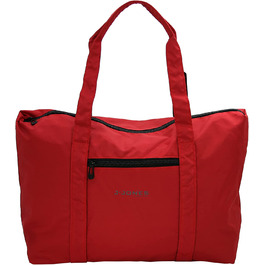 Велика дуже легка сумка через плече жіноча Дорожня сумка для покупок Посадкова сумка спортивна сумка повсякденна сумка на блискавці з петлею-візком (червоний)