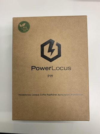 Накладні навушники PowerLocus Bluetooth, 70 годин відтворення, hi-Fi баси, складні, мікрофон, сірий