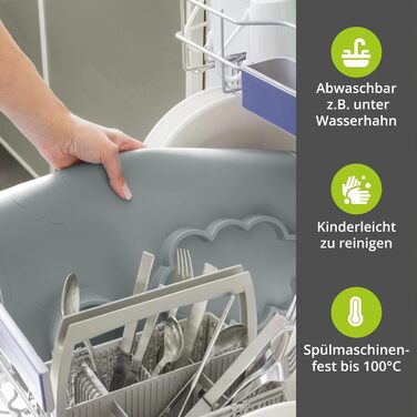 Дитячий меблевий набір Bomi Anna: стіл, 2 стільці та лавка-сховище | Меблі для дитячої кімнати з FSC сертифікованого дерева | Білий