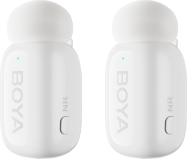 Бездротовий петличний мікрофон BOYA mini-13 Type-C/Lightning White