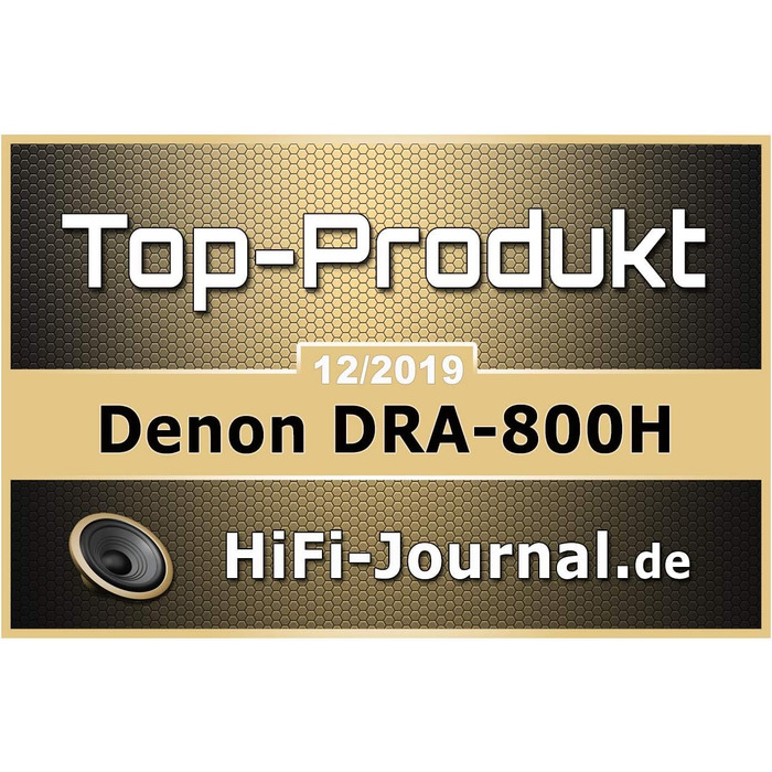 Стереоприймач Denon DRA-800H, Alexa, 5 HDMI, Фоно, Bluetooth, WLAN, DAB, AirPlay 2, HEOS, Срібло