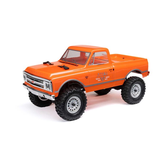 Радіокерований Rock Crawler Chevrolet C10 1967 4x4 SCX24 1/24 RTR (з акумулятором та зарядним пристроєм), Помаранчевий