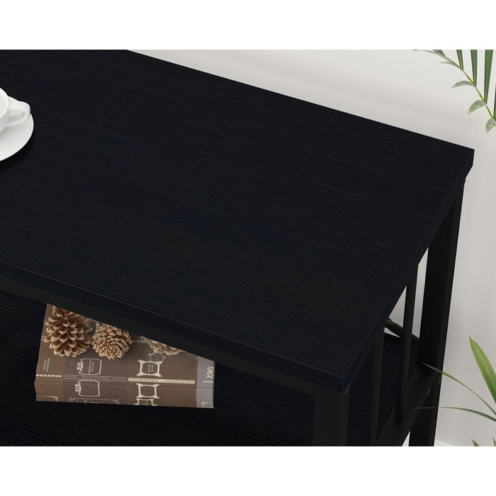 Стелаж IBF з 3 полицями, індустріальний стиль, 120x34x74 см, чорний