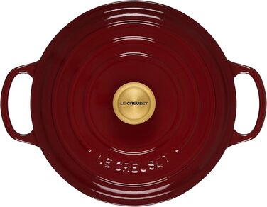 Le Creuset Signature Казанок з чавуну з кришкою, Ø Круглий, 4.2 л, Ocean (Рона), для всіх типів плит, включаючи індукційну