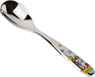 Дитячий набір столових приборів WMF Einhorn (4 шт.), нержавіюча сталь, для дітей 3-9 років, Cromargan, придатний для миття в посудомийній машині