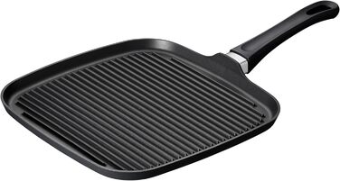 SCANPAN Classic Grillpfanne 27x27 см з антипригарним покриттям Stratanium+ | Для плиток Ceran та газових плит | З рифленою поверхнею для справжніх гриль-смуг | Сковорода-гриль, придатна для духовки