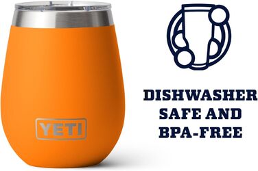 Термокружка YETI Rambler з нержавіючої сталі, вакуумна ізоляція, кришка MagSlider, 296 мл (King Crab)