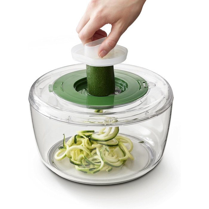 Набір для приготування салатів Joseph Joseph 'Multi-Prep' 4 в 1: салатниця, спіралізатор, тертка, шинкувальник, компактне зберігання