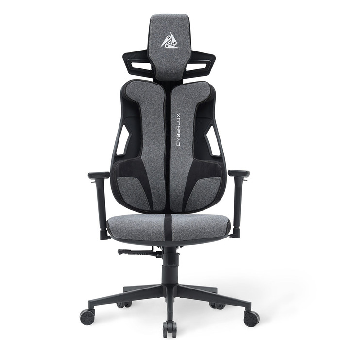 Геймерське крісло Cyberlux V8 Fabric Grey (арт. GM-V8 FG)