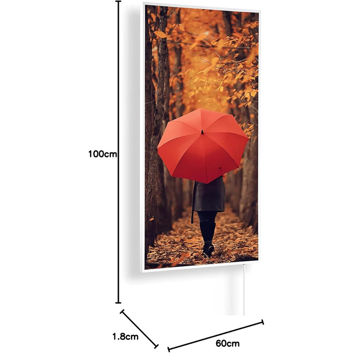 Інфрачервовий обігрівач з зображенням 