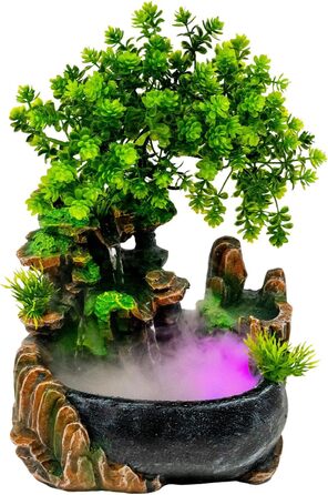 Декоративний фонтан з вологою 