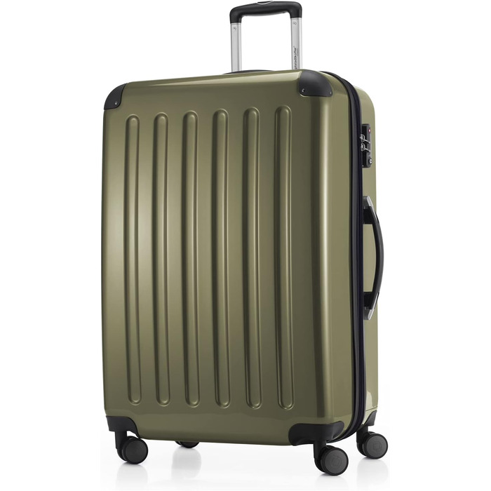 Набір валіз Hauptstadtkoffer Alex (S+M+L) - 3 валізи, 55/65/75 см, ABS+PC, TSA, колір авокадо