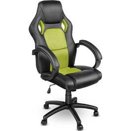 Офісне крісло TRESKO Racing Executive Chair, 14 кольорів, м'які підлокітники, кулісний механізм, протестовано SGS