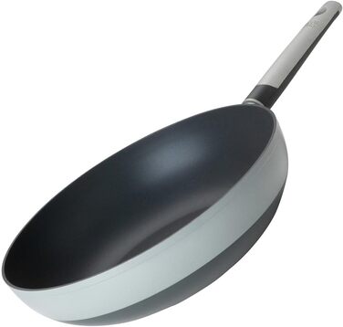 Wok 28 см з антипригарним покриттям Tasty, з нержавіючої сталі, індукційний, з м'яким дотиком