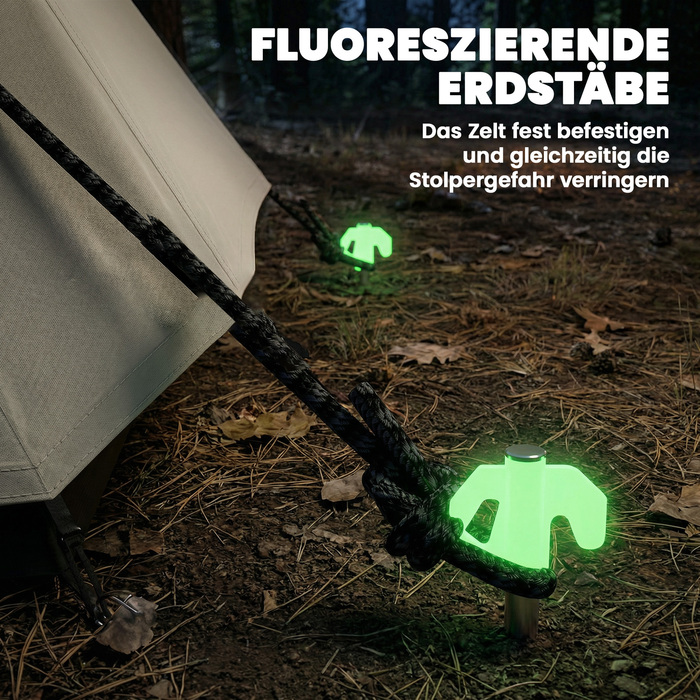 Надувний намет для 4 осіб зі швидким розгортанням, кемпінговий намет з 2 спальнями, тамбуром та вікнами