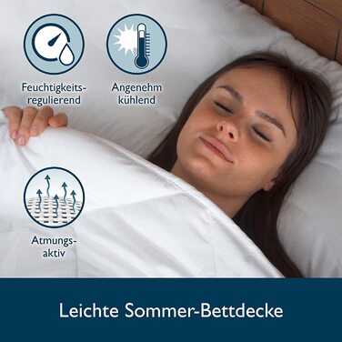 Beautissu Комплект постільної білизни 4 сезони: легка літня та тепла зимова ковдра (2 шт.) 135x200 см, антиалергенна, дихаюча, BeauNuit JD
