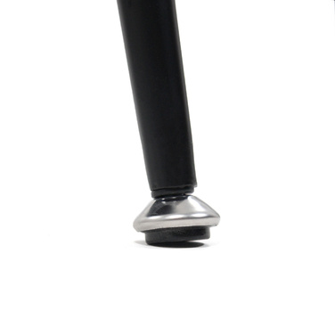 Крісло для відпочинку/вітальні VELVO, оксамит, чорний колір, hjh OFFICE