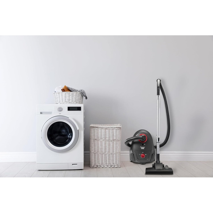 Пилголом Bestron з мішком: потужний, з HEPA-фільтром та телескопічною трубою, радіус дії 7.5м