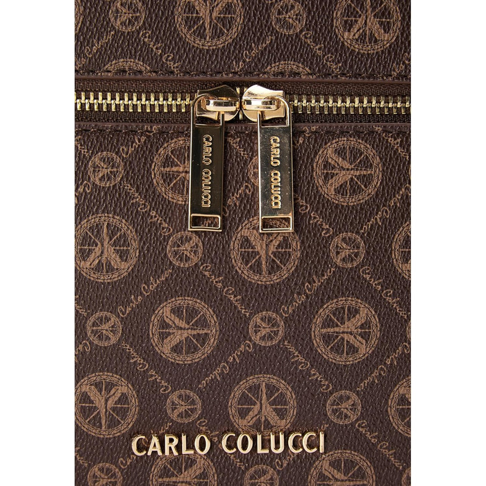 Косметичка Carlo Colucci, Marmont (коричнева, одного розміру)