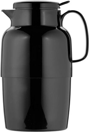 Термос Helios Mondo Push з нержавіючої сталі, 1,3 л, білий, з кнопкою відкривання