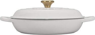 Каструля Le Creuset Signature з чавуну, Ø 30 см, 3.5 л, для всіх типів плит (вкл. індукція), біла