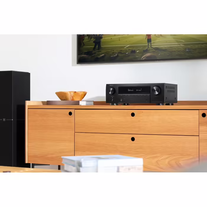 AV-ресівер Denon AVR-X1800H 7.2-канальний, Hi-Fi підсилювач із Dolby Atmos, DTS:X, 8K HDMI, Bluetooth, Wi-Fi, AirPlay 2, HEOS, Alexa, 6 HDMI входів, 1 вихід