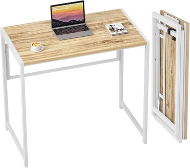Зручний складаний стіл GreenForest 80 x 48 см, бежевий колір. Без монтажу, для дому та офісу