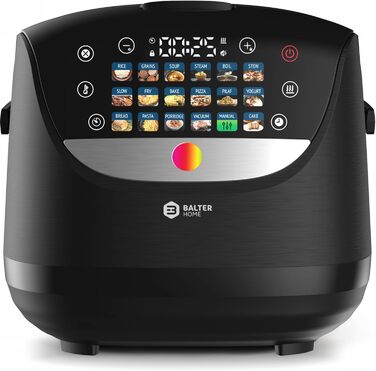 Бальтер Мультиварка-рисоварка, 4л, 18 програм, Fuzzy Logic, з аксесуарами та рецептами