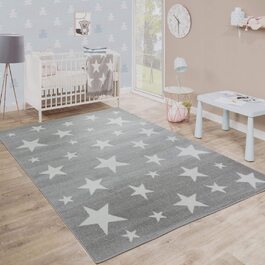 Дитячий килим Paco Home з вуличною тематикою, ігровий килим для дитячої кімнати, сірого кольору, розмір (200x280 см, сіро-коричневий)