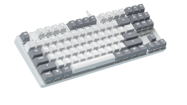 Дротова механічна клавіатура GamePro Genesis Metallic (MK110W) 87% Red switches