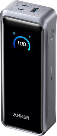 Power Bank Anker Prime 26250mAh: 3 порти, 300W, швидка зарядка, TSA-сертифікований, керування через додаток, для MacBook, iPhone та інших пристроїв