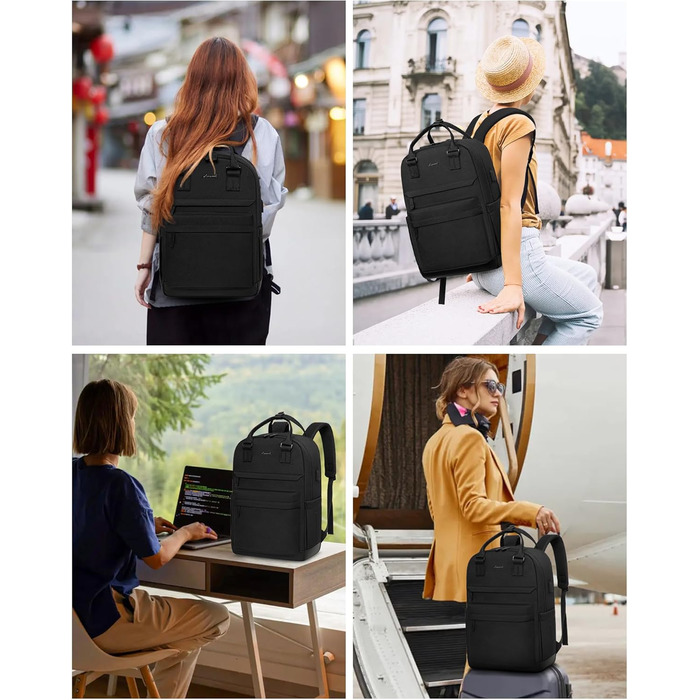 Жіночий рюкзак LOVEVOOK: водонепроникний, для ноутбука 15.6