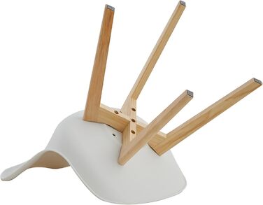 Стільці для їдальні GrandCA HOME, дерев'яні, з масиву бука, в стилі ретро, 6 шт.