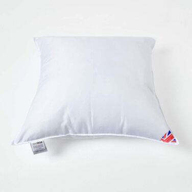 Квадратна подушка HOMESCAPES з наповнювачем, 100 супермікроволокно, ідеально підходить як подушка для сну або дивана (65x65 см)