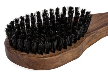 Гребінець для волосся REMOS з кабанячої щетини, ергономічна ручка, дерево волоського горіха
