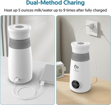 Підігрівач для пляшечок Bellababy: портативний, з USB, для дому та подорожей