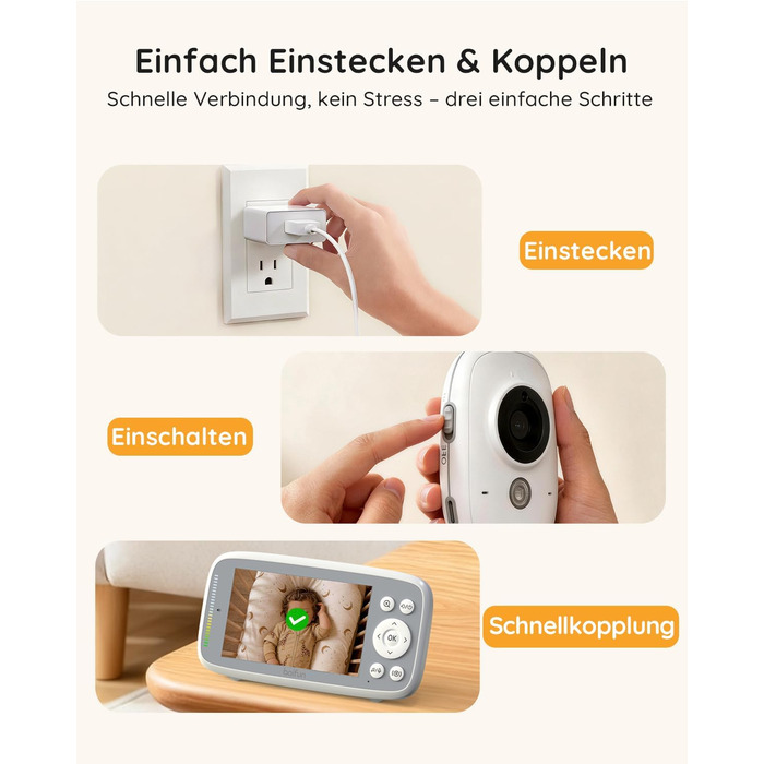 Відеоняня Boifun з камерою, 4