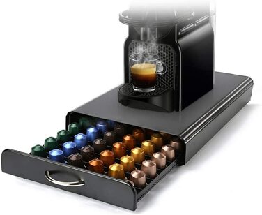 Тримач для кавових капсул HiveNets Nespresso, підставка для капсул, ящики для капсул, залізний органайзер для 60 предметів