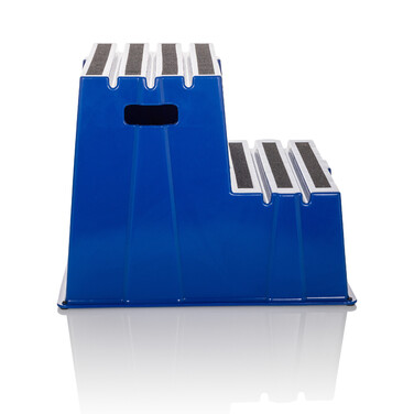 Ступінчаста підставка Tritthocker TIO-E2, пластик, блакитний, hjh OFFICE