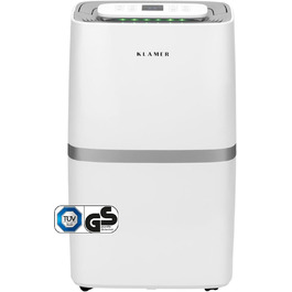 Електричний осушувач повітря KLAMER 25L, 195 м³/год, 420W - потужний осушувач для дому
