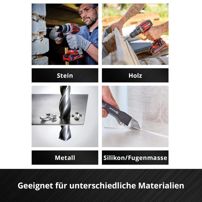 Набір інструментів Einhell E-CASE 80 шт. в кейсі - для дому, майстерні, ремонту