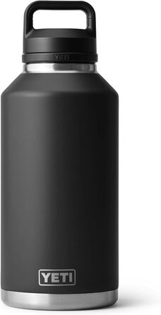 Пляшка YETI Rambler із кришкою, 64 унції (1,8 л) (чорна)