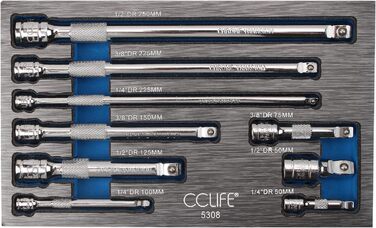 Набір накидних торцевих ключів CCLIFE на 9 предметів