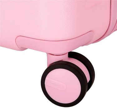 Набір валіз Pepe Jeans Highlight, 55/70 см, ABS-замок, 116 л, 4 колеса, ручна поклажа, світло-рожевий колір