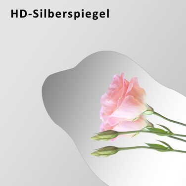 LED дзеркало для ванної кімнати Boromal 100x60 см з підсвічуванням, 3 кольори світла, диммування, сенсорне керування