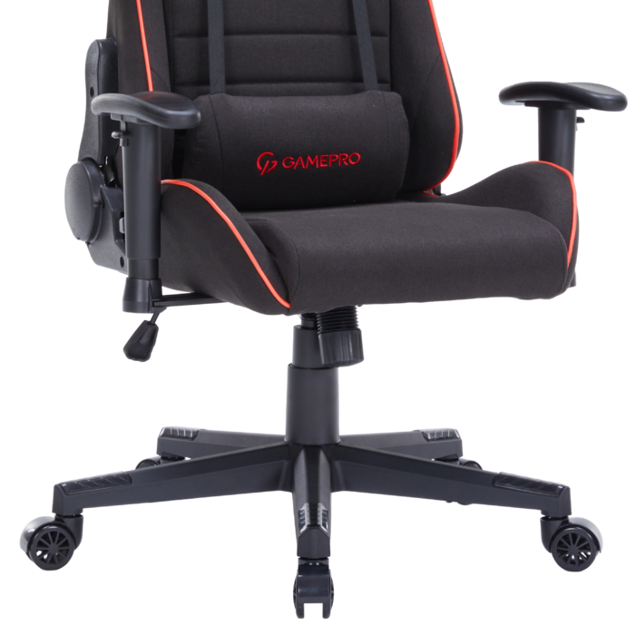 Крісло ігрове GamePro GC575FB Fabric Black&Red