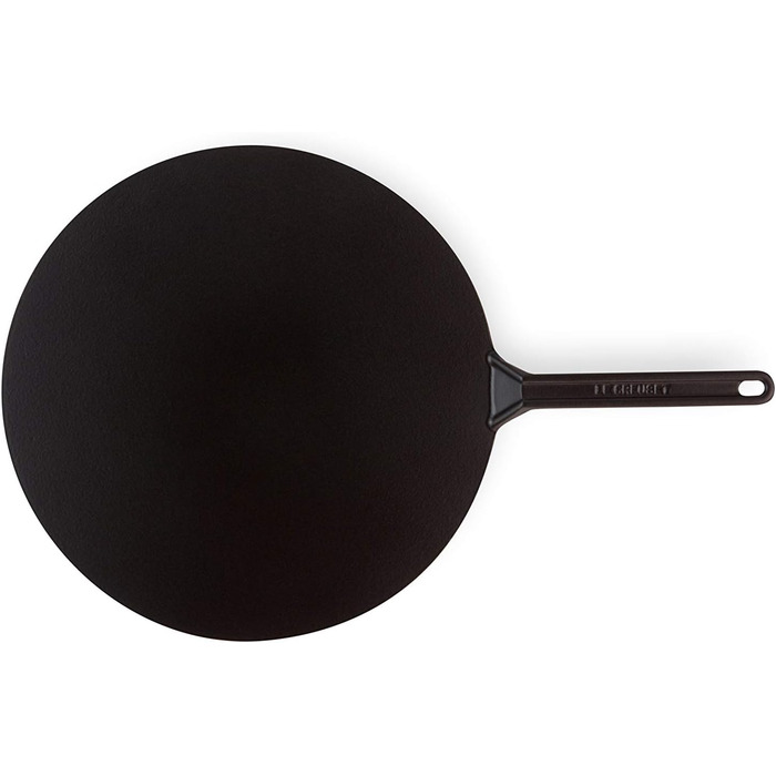 Сковорода для крепів Le Creuset з дерев'яним шпателем, чавун, діаметр 32 см, для всіх типів плит (включно з індукційними), Cerise (Вишневий)