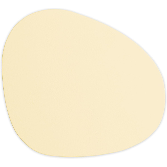 Набори серветок для столу, 4 шт. – екологічні, стабільні та неслизькі – з еко-шкіри, Made in Germany (Сучасний стиль, Бежевий колір)